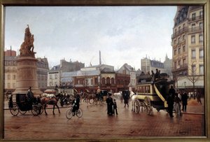 Ansicht des Place Clichy im Jahr 1896
