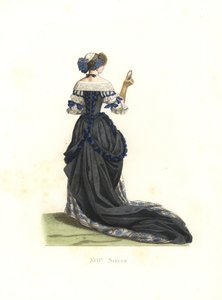 Frau in Stadttracht von Edmond Lechevallier Chevignard