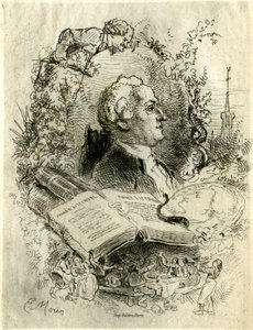 Porträt von Elie Catherine Freron (1718-1776) von Edmond Morin