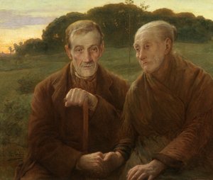Lebenssonnenuntergang von Edmond Theodor van Hove