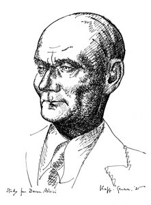 Studie für Baron Aloisi, italienischer Staatsmann, 1935