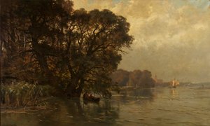 Die Schelde bei Wettern (Belgien)