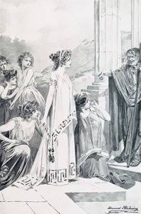 Illustration zu Goethes Faust von Edmund Bruning