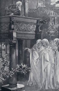Illustration zu Goethes Faust von Edmund Bruning