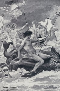 Illustration zu Goethes Faust von Edmund Bruning