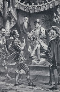 Illustration zu Goethes Faust von Edmund Bruning
