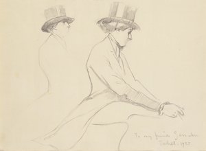 Reiterfiguren von Edmund Charles Tarbell