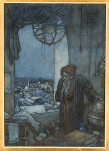 Ein Muezzin vom Turm der Dunkelheit von Edmund Dulac