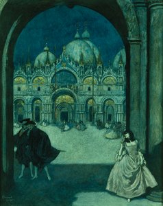 Auf der Piazza San Marco von Edmund Dulac