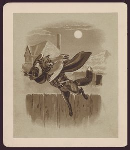 Illustration für Der Fuchs und die Gans von E. Caldwell