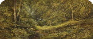 Skizze - Im Wald von Edmund G. Muller