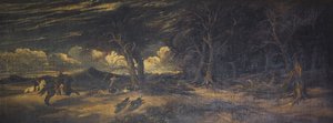 Wildschweinjagd in Xanthus in Lykien, ca. 1845