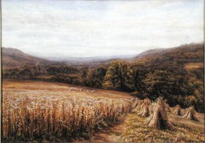 Erntezeit bei Ashburton von Edmund George Warren