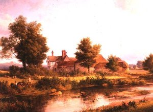 Ansicht von Unstead House, nahe Bramley