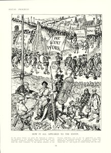 Wie England einem Gesandten aus Afrika erscheinen könnte (Farblithografie) von Edmund Henry Garrett