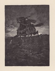 Illustration zu Die Nacht von St. Agnes von John Keats von Edmund Henry Garrett