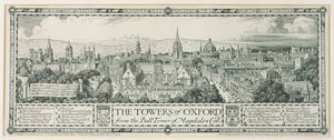Die Türme von Oxford vom Glockenturm von Magdalen, 1908
