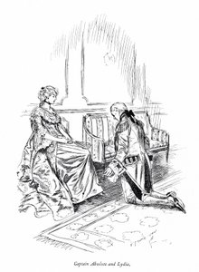 Illustration für Sheridans The Rivals (Gravur)