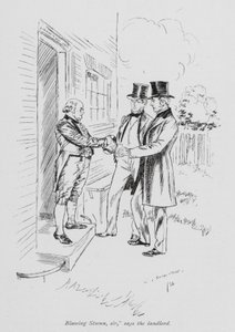 Illustration für Tom Browns Schulzeit von Edmund Joseph (after) Sullivan