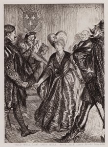 Ende gut, alles gut, Akt II, Szene 3 von Edmund Joseph Sullivan