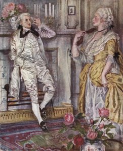 Illustration für Der Pfarrer von Wakefield von Oliver Goldsmith von Edmund Joseph Sullivan