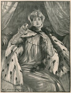 Sarah Bernhardt von Edmund Joseph Sullivan