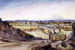 Gesamtansicht von Hampstead, London, 1837 von Edmund Marks