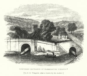 Nördlicher Eingang der Harecastle-Tunnel (Stich)