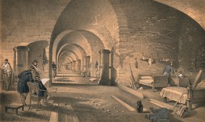 Innenansicht von Fort Nicholas, 1856