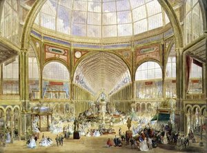 Innenansicht der Internationalen Ausstellung von 1862