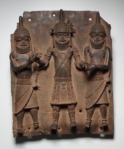 Plakette, möglicherweise 1500er-1600er Jahre von Edo Culture