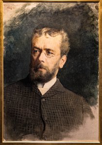 Porträt von Telemaco Signorini