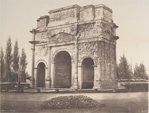 Antiker Bogen in Orange von Édouard Baldus