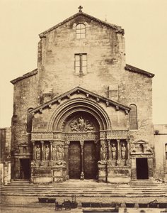 Kirche Saint Trophime, Arles von Édouard Baldus