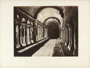 Der Kreuzgang Saint Trophime, Arles von Édouard Baldus