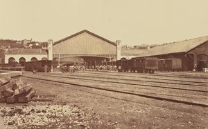 Lyon. Bahnhof Perrache von Édouard Baldus