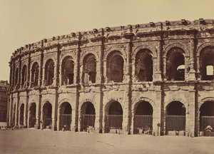 Nîmes. Amphitheater von Édouard Baldus