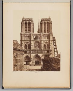 Notre-Dame (Fassade) von Édouard Baldus