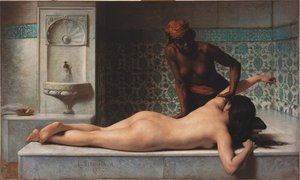 Massage, Hammamszene, 1883