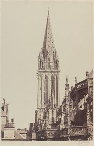 Kirche Saint-Pierre, Caen von Edouard Denis Baldus