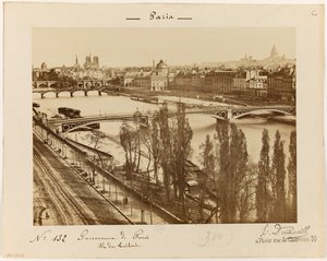 Blick auf die Tuilerien, ca. 1895-1900 (Foto) von Edouard Dontenville