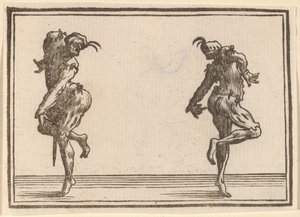 Zwei Pantalons tanzen