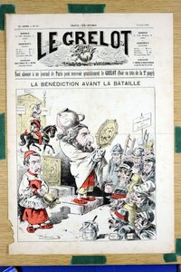 Titelblatt von Le Grelot, Nummer 905, Satirique en Couleurs von Edouard Guillaumin Pepin