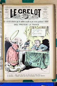 Cover von „Le Grelot“, Nummer 1478, satirisch in Farben