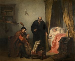 Das Erwachen von Michel Montaigne von Edouard Jean Conrad Hamman