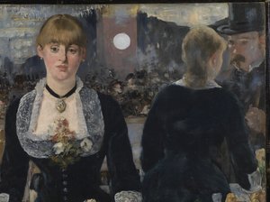 Eine Bar im Folies-Bergère, 1881-82 (Detail) von Édouard Manet