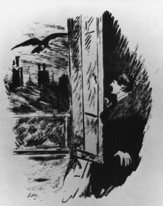 Auf war ich das Fenstergatter… von Édouard Manet