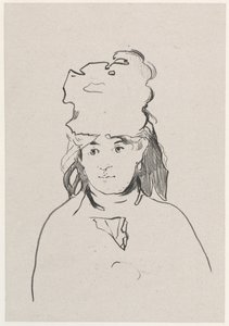 Berthe Morisot, 1872 von Édouard Manet