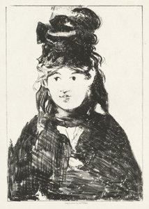 Berthe Morisot, 1872 von Édouard Manet