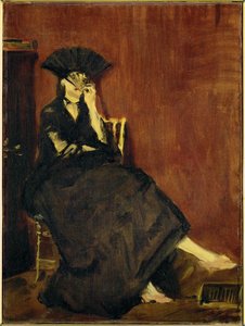 Berthe Morisot mit dem Fächer